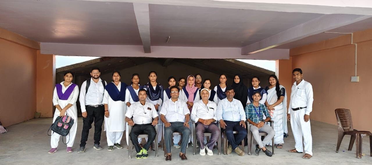 A group of students at the completion of a training batch